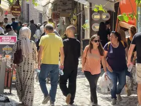 Osmanlı kenti Safranbolu’da hafta sonu hareketliliği yaşanıyor
