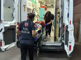 Otomobil ile motosiklet çarpıştı: 2 yaralı
