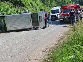 Otomobil kanala düştü: 1 yaralı
