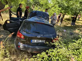 Otomobil şarampole devrildi: 1 yaralı
