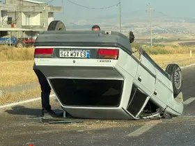 Otomobil takla attı: 1 yaralı
