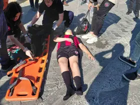 Otomobilin çarptığı çocuk yaralandı
