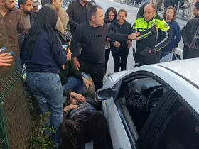 Otomobilin çarptığı yaşlı adam için seferber oldular
