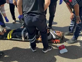 Otomobille çarpışan motosikletin sürücüsü yaralandı
