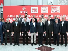 Özbekistan Büyükelçisi İlkhom Khaydarov BTSO’da
