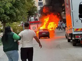 (ÖZEL) Dört yıllık birikimi ile aldığı, 1 defa kullandığı aracı 30 dakikada yandı
