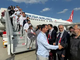 Özgürlük Filosu'ndaki 94 aktivist Türkiye'ye getirildi