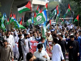 Pakistan’da İsrail’in Küresel Sumud Filosu’na müdahalesi protesto edildi
