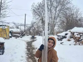 Palu’daki buz sarkıtları görenleri şaşırttı
