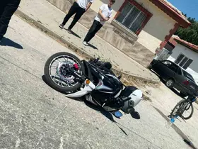 Panelvan araç ile motosiklet çarpıştı: 1 yaralı
