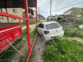 Park halindeki aracın bir anda hareket etti

