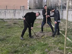 Patnos RAM’da ağaçlandırma çalışması
