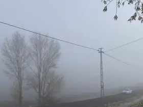 Patnos’ta yoğun sis yaşamı olumsuz etkiledi
