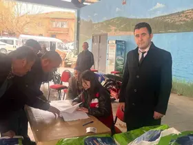 Pazarlar’da vişne ve kiraz üreticilerine bordo bulamacı desteği sürüyor
