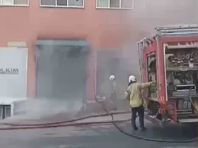 Pendik’te 7 katlı binada yangın paniği
