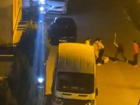 Pendik’te yabancı uyruklu şahıslar arasında kavga kamerada
