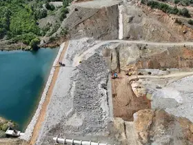 Petekli Göleti’nde çalışmalar sürüyor
