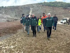 Petekli Göleti’nde çalışmalar yerinde incelendi
