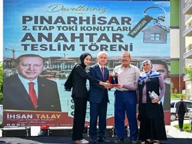 Pınarhisar’da TOKİ sevinci: Anahtarlar hak sahiplerine teslim edildi

