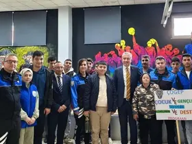 Polislerden özel çocuklara bowling sürprizi
