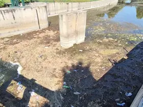 Porsuk Çayı’nın tüm pisliği burada birikiyor

