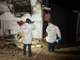 Prefabrik evde çıkan yangında karı-koca hayatını kaybetti
