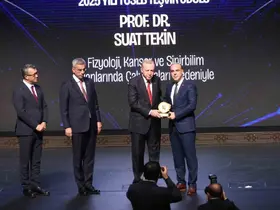 Prof. Dr. Suat Tekin’e TÜSEB Aziz Sancar teşvik ödülü
