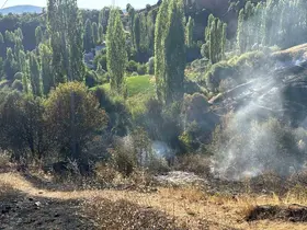 Pütürge’de bahçe yangını korkuttu
