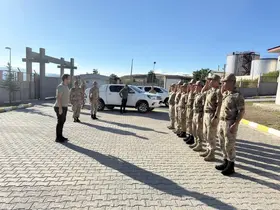 Refahiye Kaymakamı Taşkıran, jandarma karakolunu ziyaret etti
