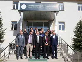 Rektör Hacımüftüoğlu, Horasan MYO’yu ziyaret etti
