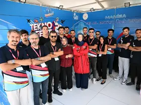 Rektör Kibar’dan TEKNOFEST’te gençlere destek
