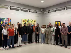 Ressam Talha Kılıç SANKO Sanat Galerisinde resim sergisi açtı

