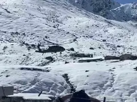 Rize’de yaylalara helikopterle erzak gönderilmeye devam ediliyor
