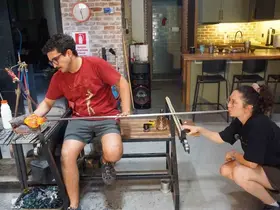 Roma yöntemiyle bin 190 derecelik cam sanatı
