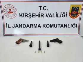 Ruhsatsız silah taşıyan şahıslar denetime takıldı

