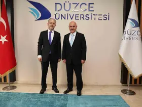 Sağlık Müdürü Yılmaz’dan Rektör Nedim Sözbir’e tebrik
