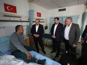 Sağlık-Sen’den gazilere ziyaret
