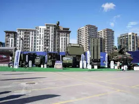 SAHA EXPO’daki çok katmanlı sistemler havadan görüntülendi
