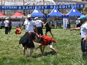 Şahinbey, Okul Sporları Aba Güreşi Türkiye Şampiyonası’na ev sahipliği yaptı
