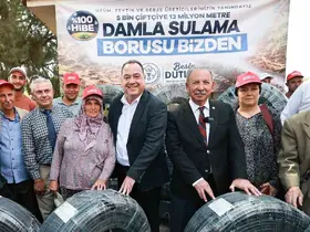 Salihli’de 500 üreticiye damlama sulama desteği
