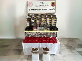 Samandağ’da kaçak tütün operasyonu
