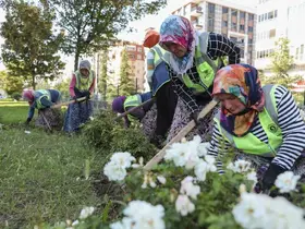 Samsun, kadınların emeğiyle güzelleşiyor
