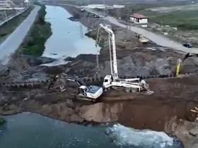 Samsun Yeni OSB’de altyapı çalışmaları ve fabrika kurulumları devam ediyor
