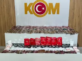 Samsun’da 179 kilo kaçak nargile tütünü ele geçirildi
