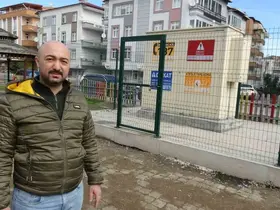 Samsun’da çocuk parkındaki doğal gaz istasyonuna tepki
