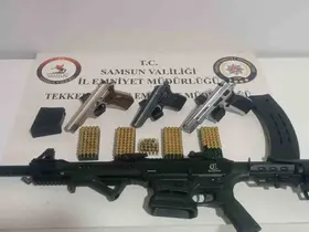 Samsun’da ruhsatsız silah operasyonu
