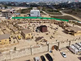 "Sancı; İslamiyet’in Doğuşu" filminin çekimleri Çayırova Film Platosu’nda sürüyor
