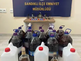 Sandıklı’da sahte alkol operasyonu
