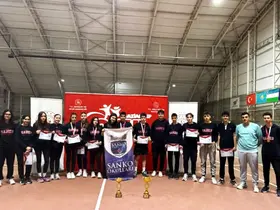 SANKO Okulları’nın tenis başarısı

