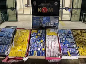 Şanlıurfa’da 40 bin paket kaçak sigara ele geçirildi
